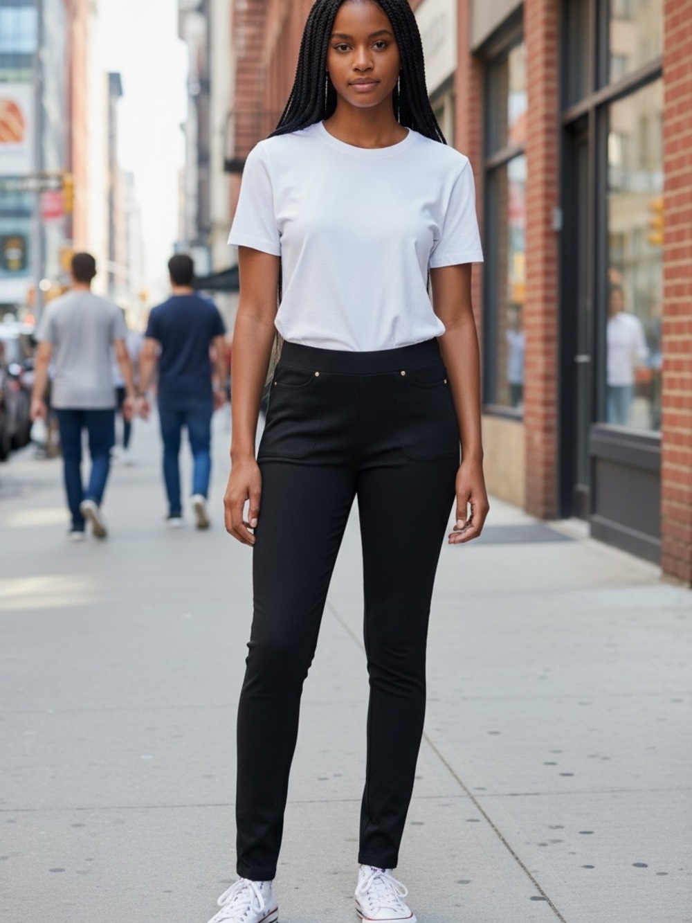 Michael Kors Black Skinny Ponte Pants
